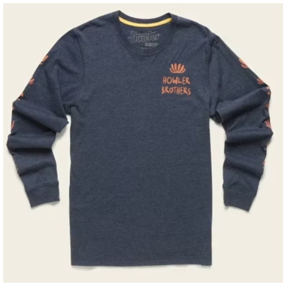 Howler Brothers Other - Howler Brothers Men’s Long-Sleeve T. Gray, Orange. XL. NEW